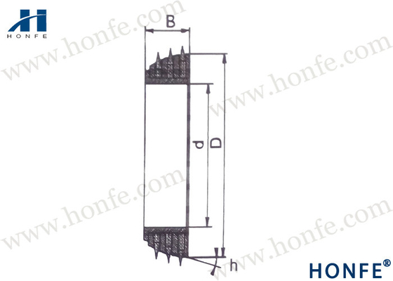 Temple Ring B84785 Phụ tùng máy dệt thoi cho máy phản lực khí