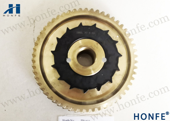 Globoid Worm Wheel 912510114 Phụ tùng máy dệt thoi cho Sulzer P7100