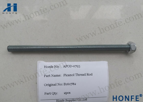 Tehreaded Rod B161782 PICANOL Air Jet Loom Parts Máy dệt Máy dệt
