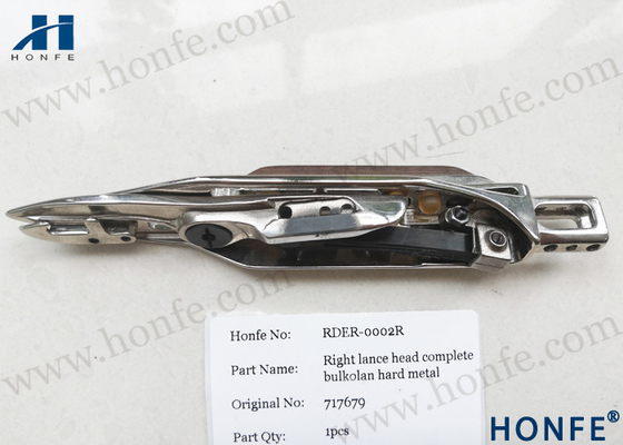 Đầu Lance bên phải Hoàn thành Bulkolan Hard Mental 717679 Phụ tùng máy dệt Rapier Loom